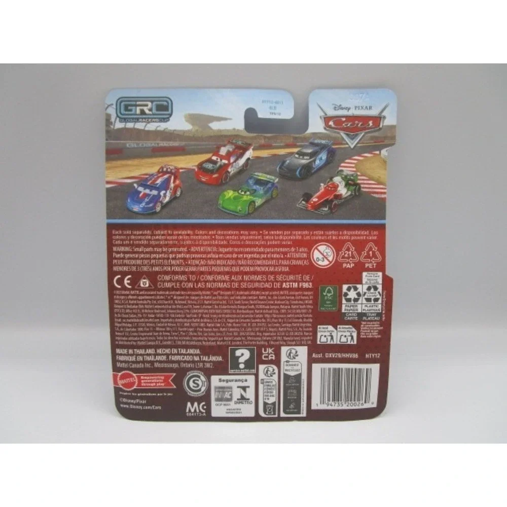 Disney Pixar Cars Raoul Caroule GRC Diecast Car 1/55 Mattel Metal